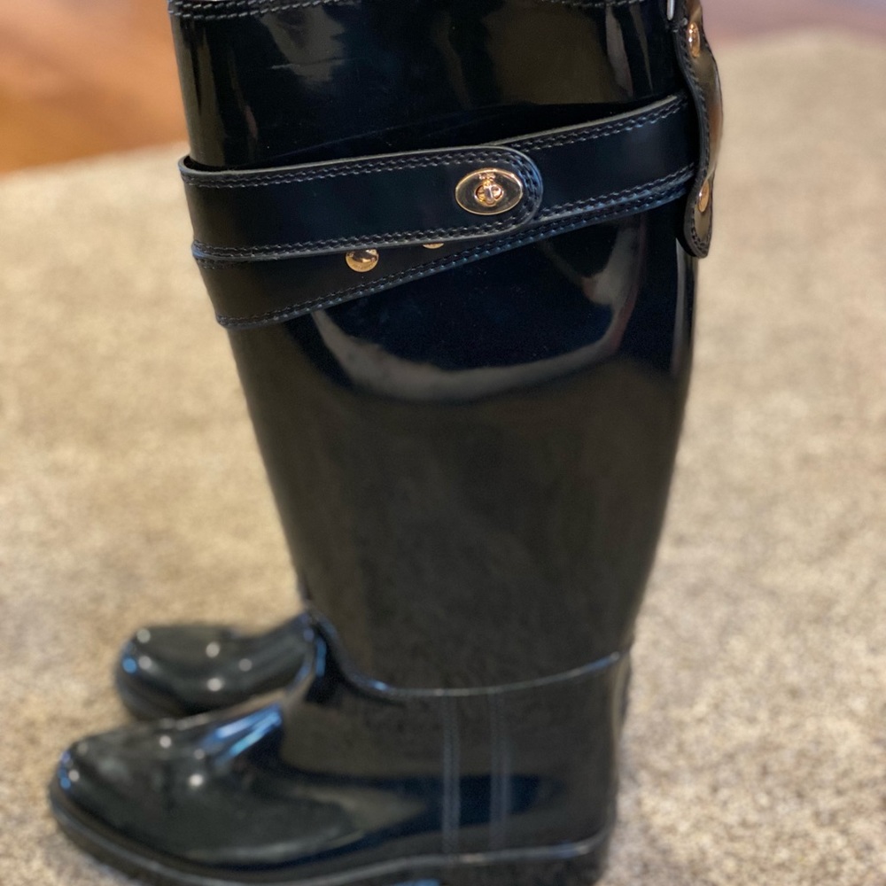Coach rain boots